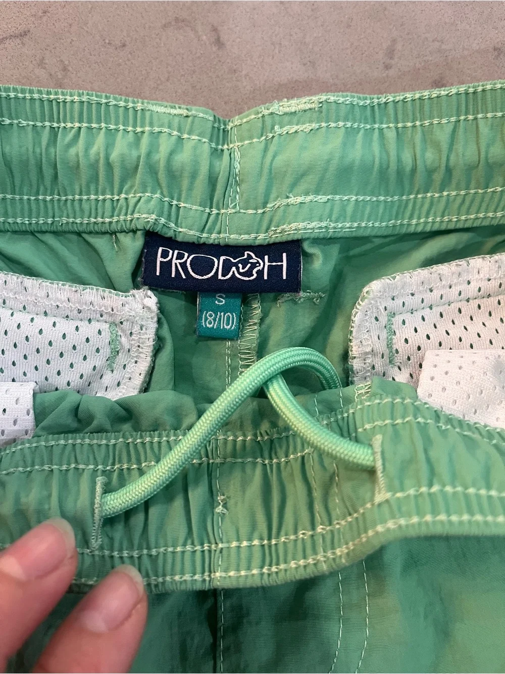 Kids' Green Elastic-Waist Casual Shorts